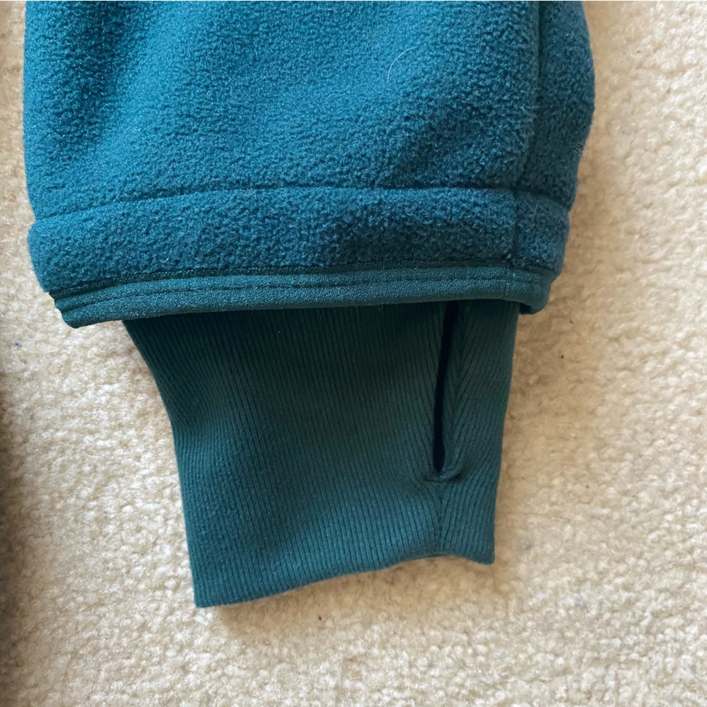 Beyond Yoga Women's Hoodie Green Soft Oversized Urban Explorer Pullover Half Zip - Picture 4 of 10